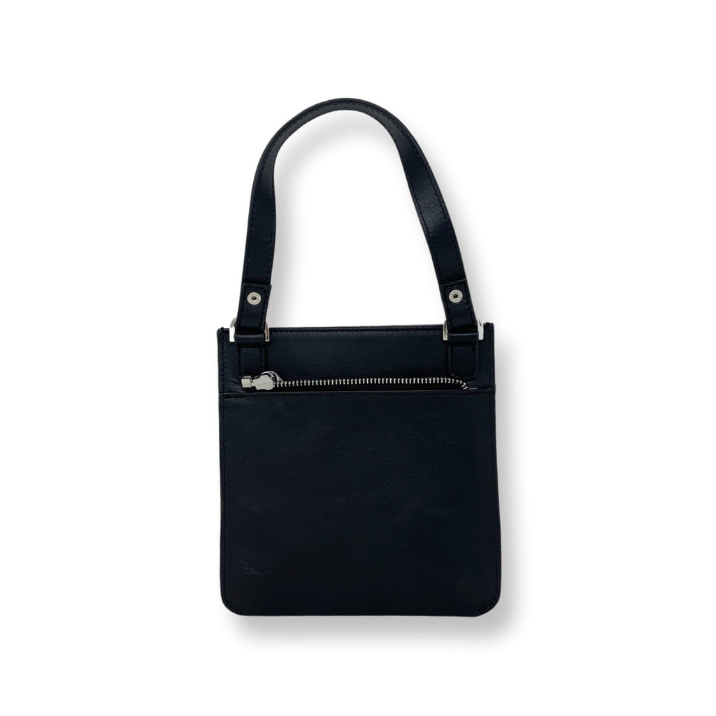 Black Leather Handbag | Lina