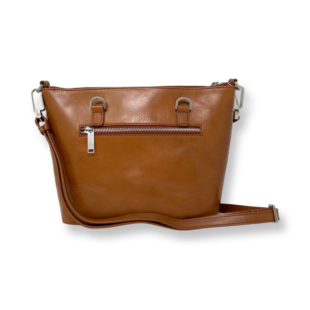 Genuine Leather Handbag Cognac | Lina