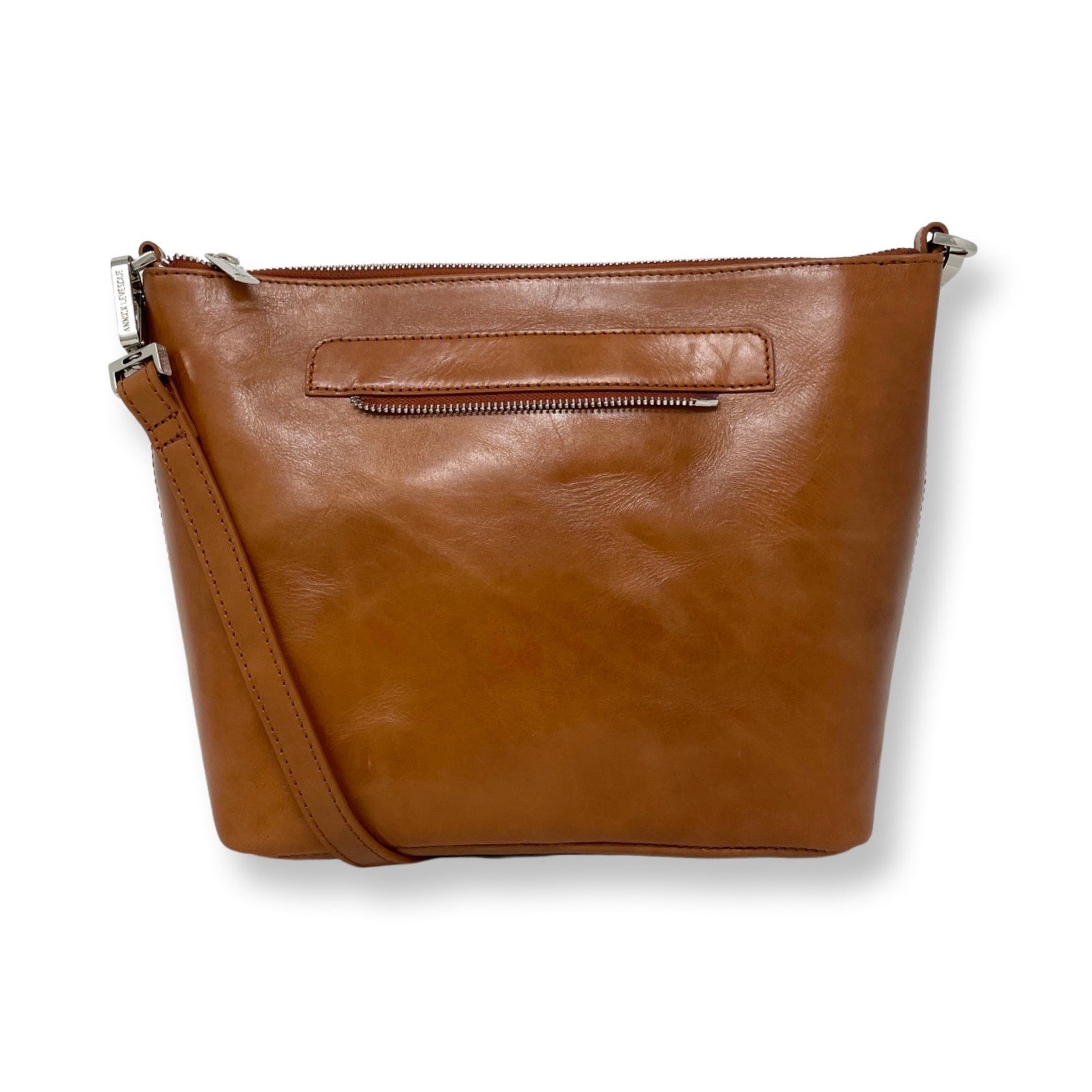 Genuine Leather Handbag Cognac | Lina
