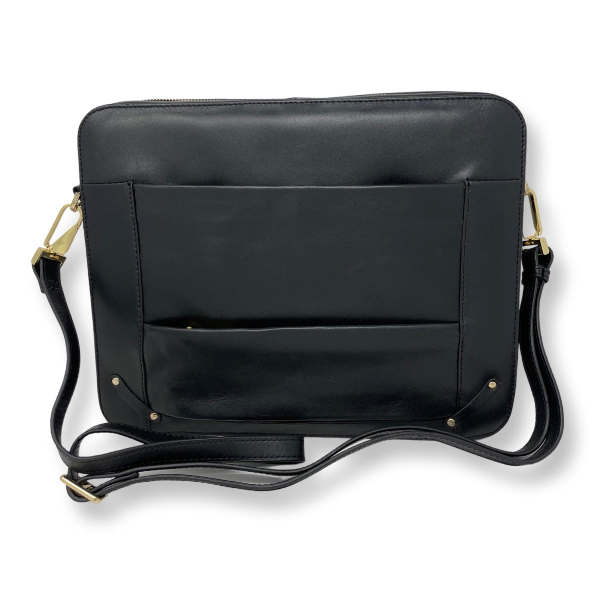 Black Leather Work Bag | Sofia