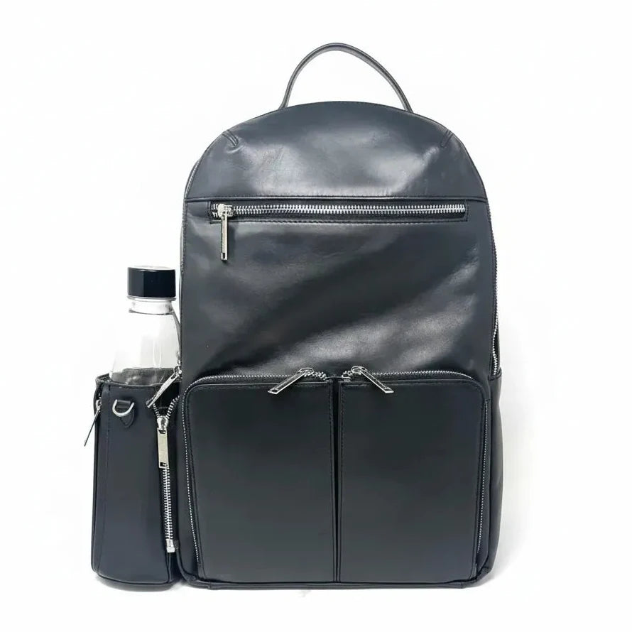Black Leather Backpack | Ralph - PREORDER