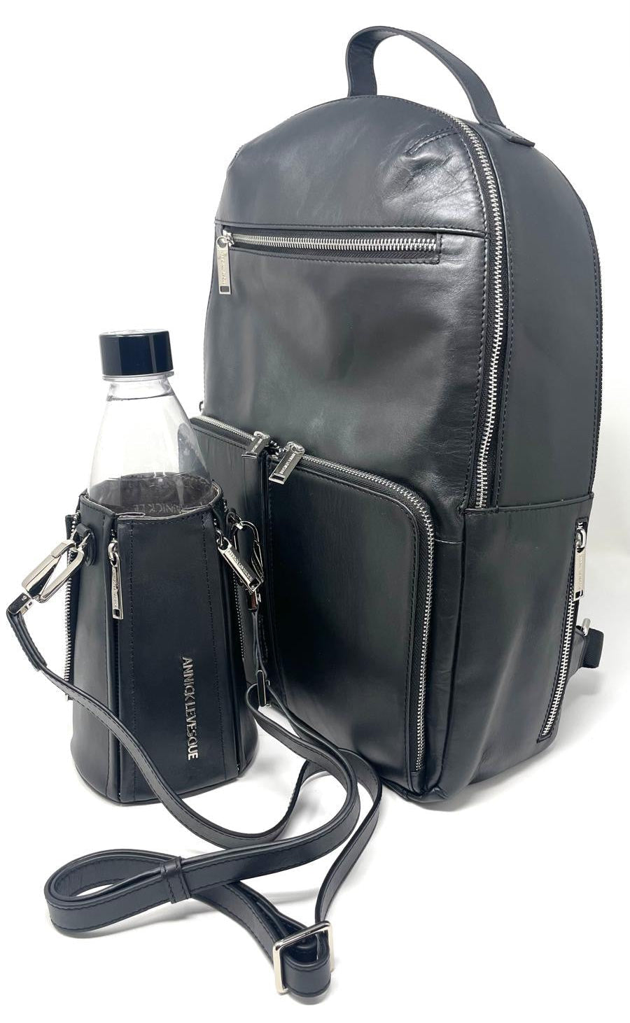Black Leather Backpack | Ralph - PREORDER