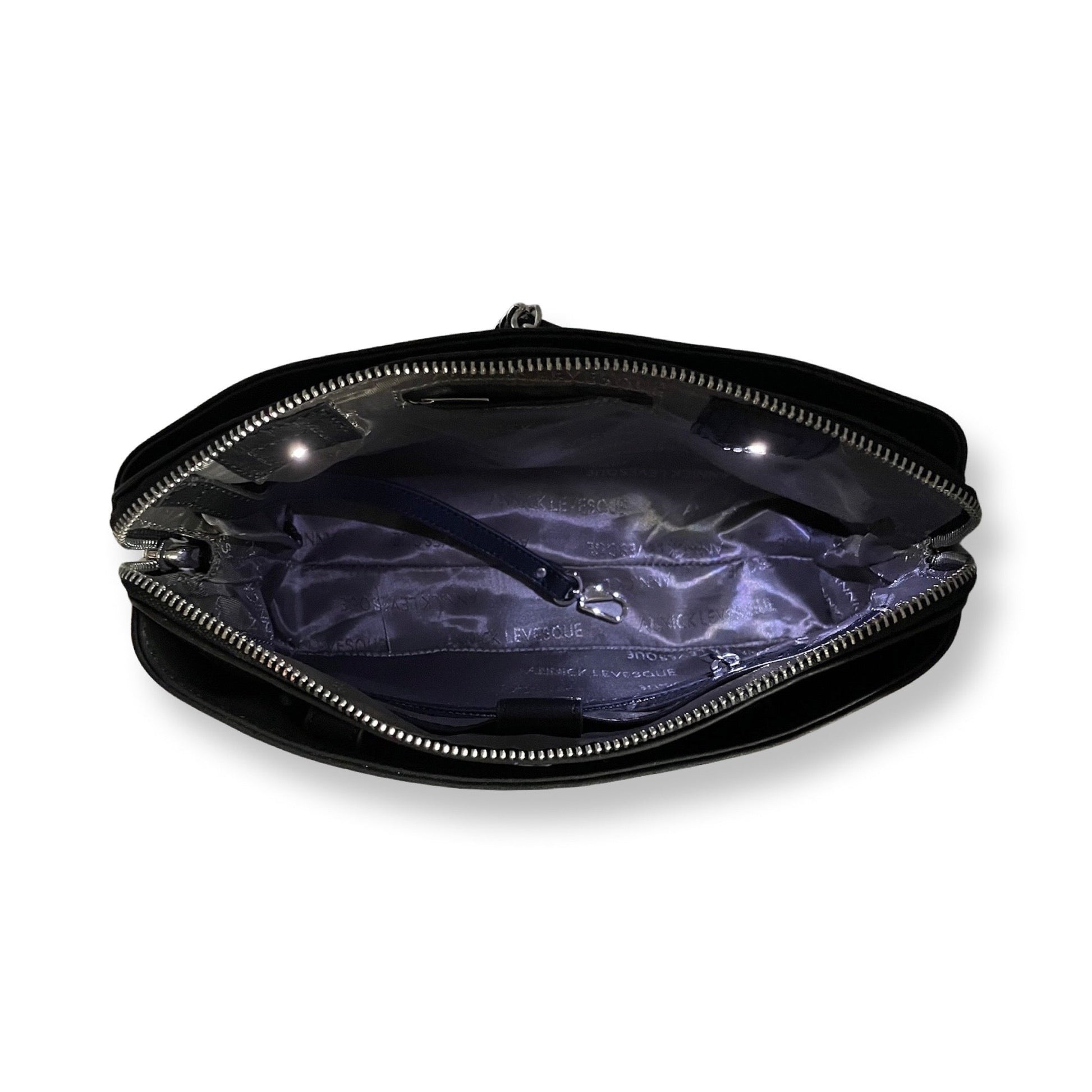 Black Leather Handbag | Miranda - PREORDER