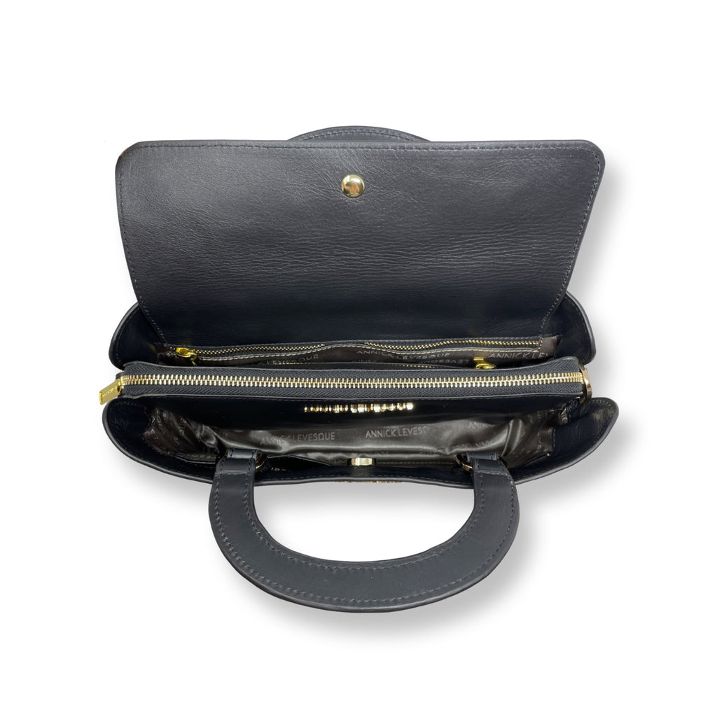 Two-in-One Handbag, Black - Clarence Medium