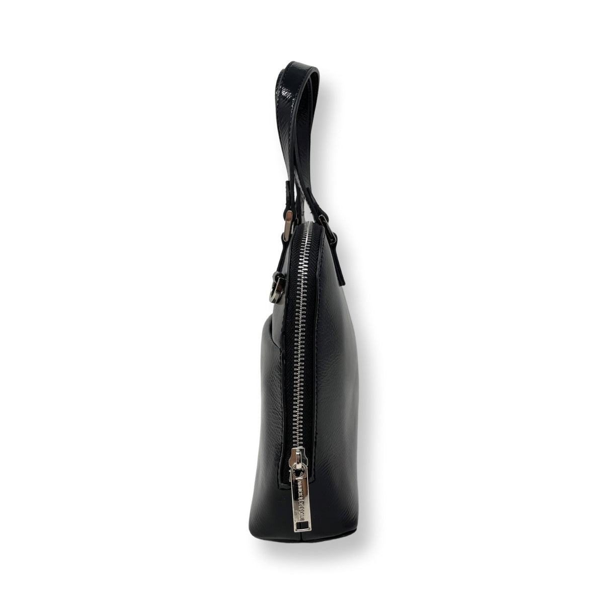 Black Patent Leather Handbag | Justine
