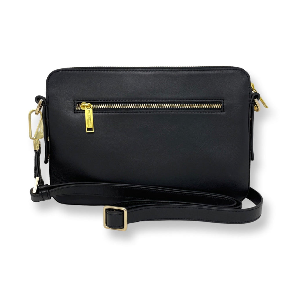 Two-in-One Handbag, Black - Clarence Medium