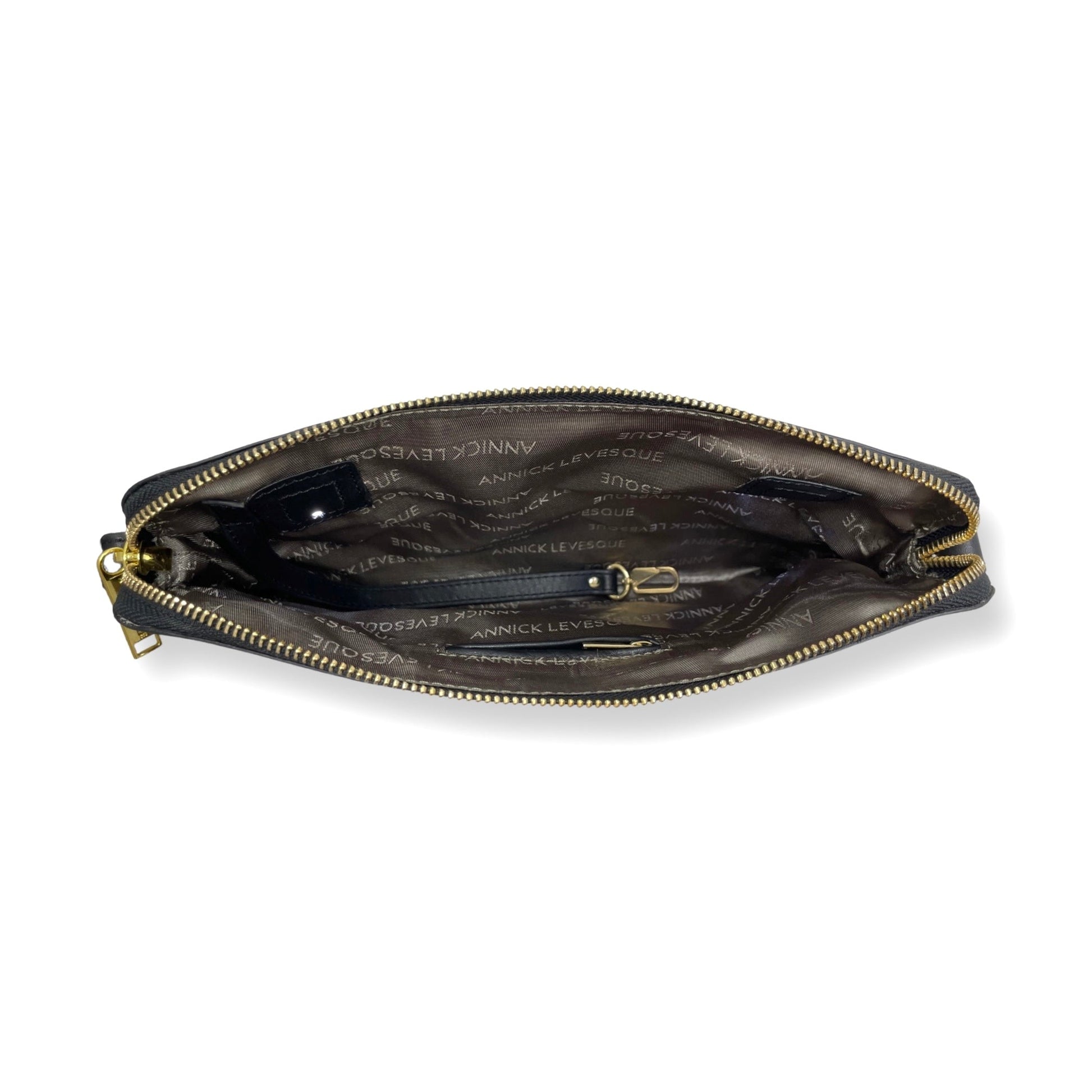 Two-in-One Handbag, Black - Clarence Medium