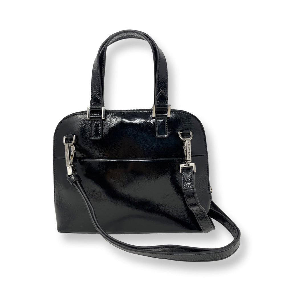Black Patent Leather Handbag | Justine