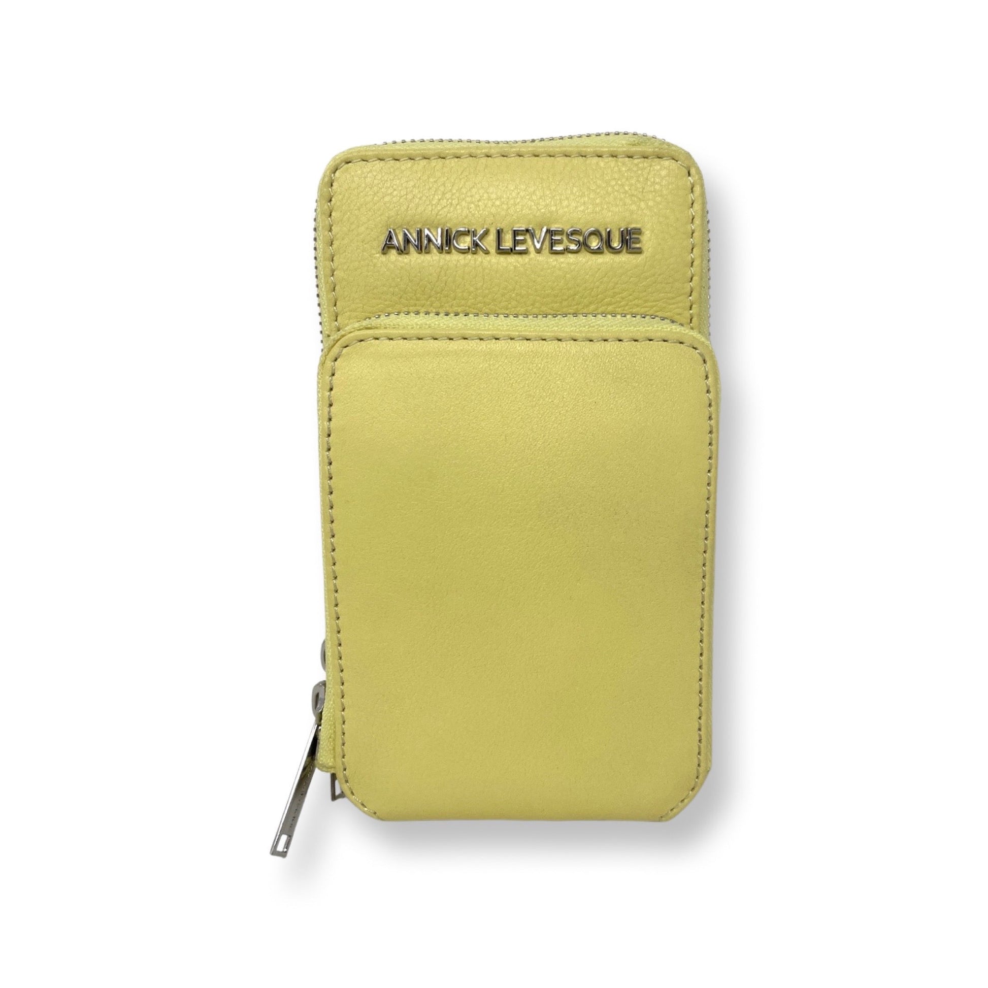 Small Yellow Leather Shoulder Bag | Marie-Josée