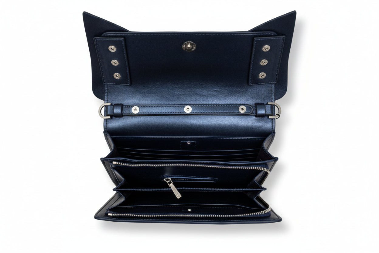 Evening Bag with Bow Tie, Taupe - Scarlett