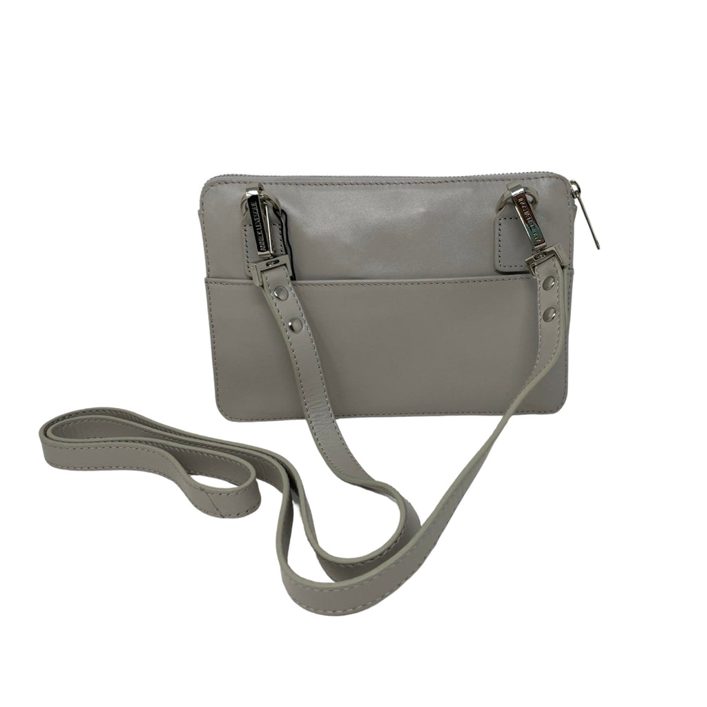 Small Pearl Leather Crossbody Wallet, Carmen