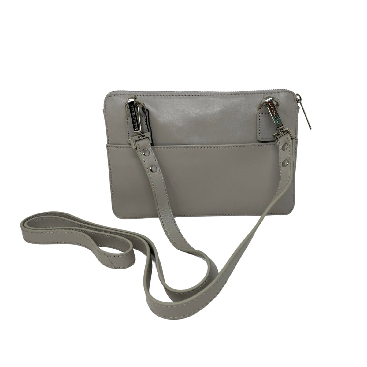 Small Pearl Leather Crossbody Wallet, Carmen