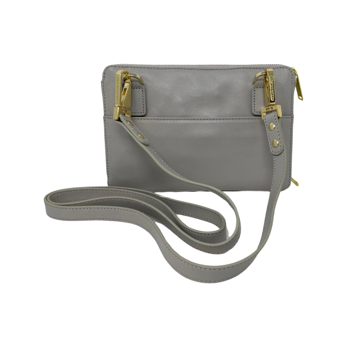 Small Pearl Leather Crossbody Wallet, Carmen
