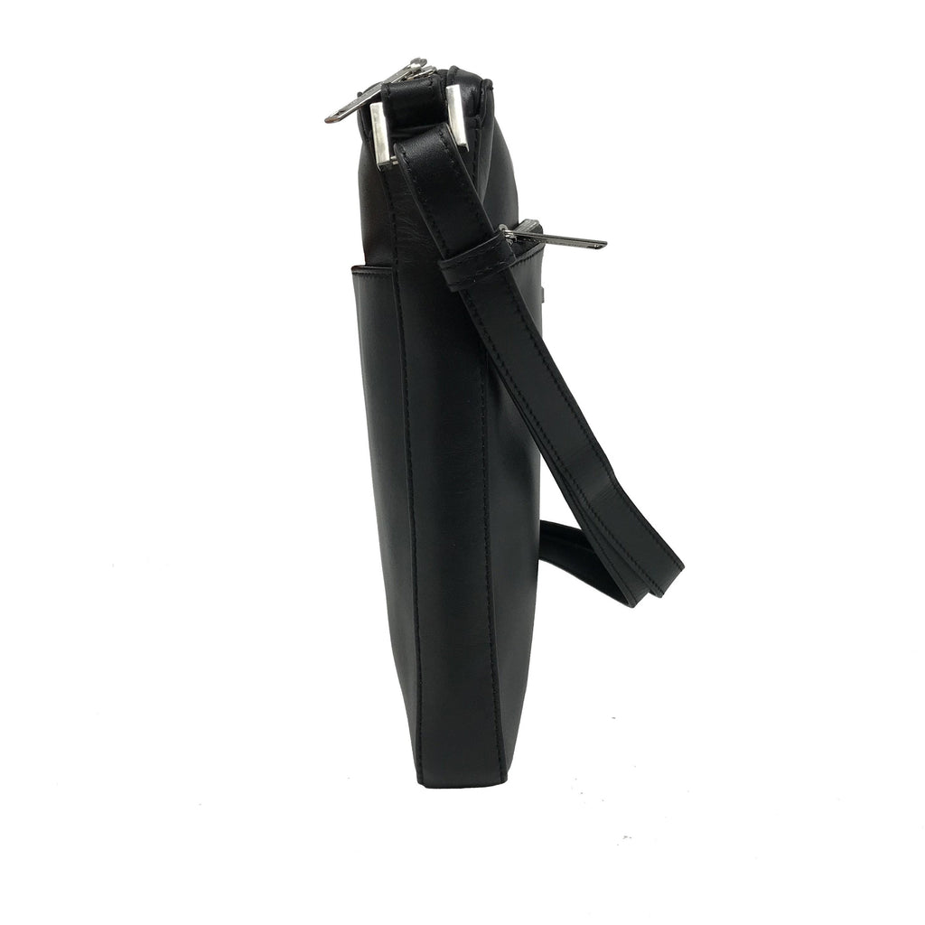 Black Leather Shoulder Bag | Gisèle
