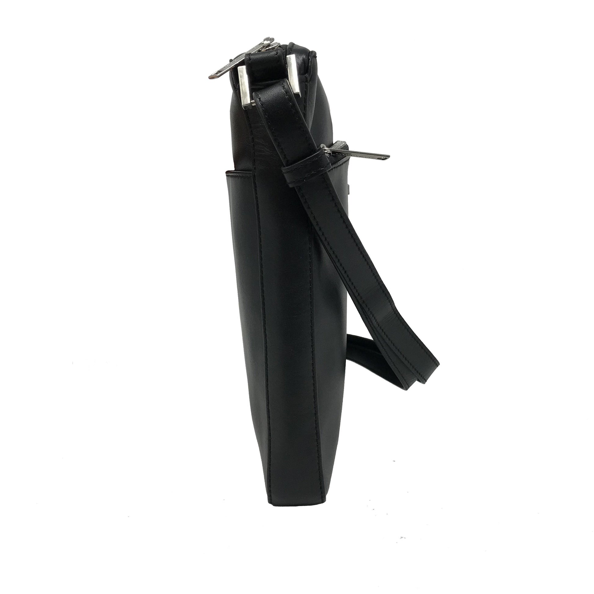 Black Leather Shoulder Bag | Gisèle