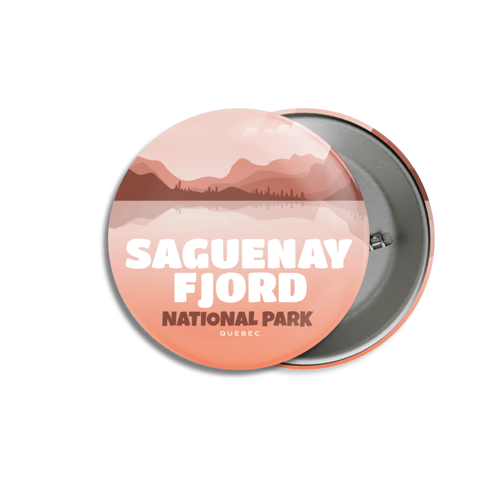 Saguenay Fjord National Park of Quebec Pinback Button