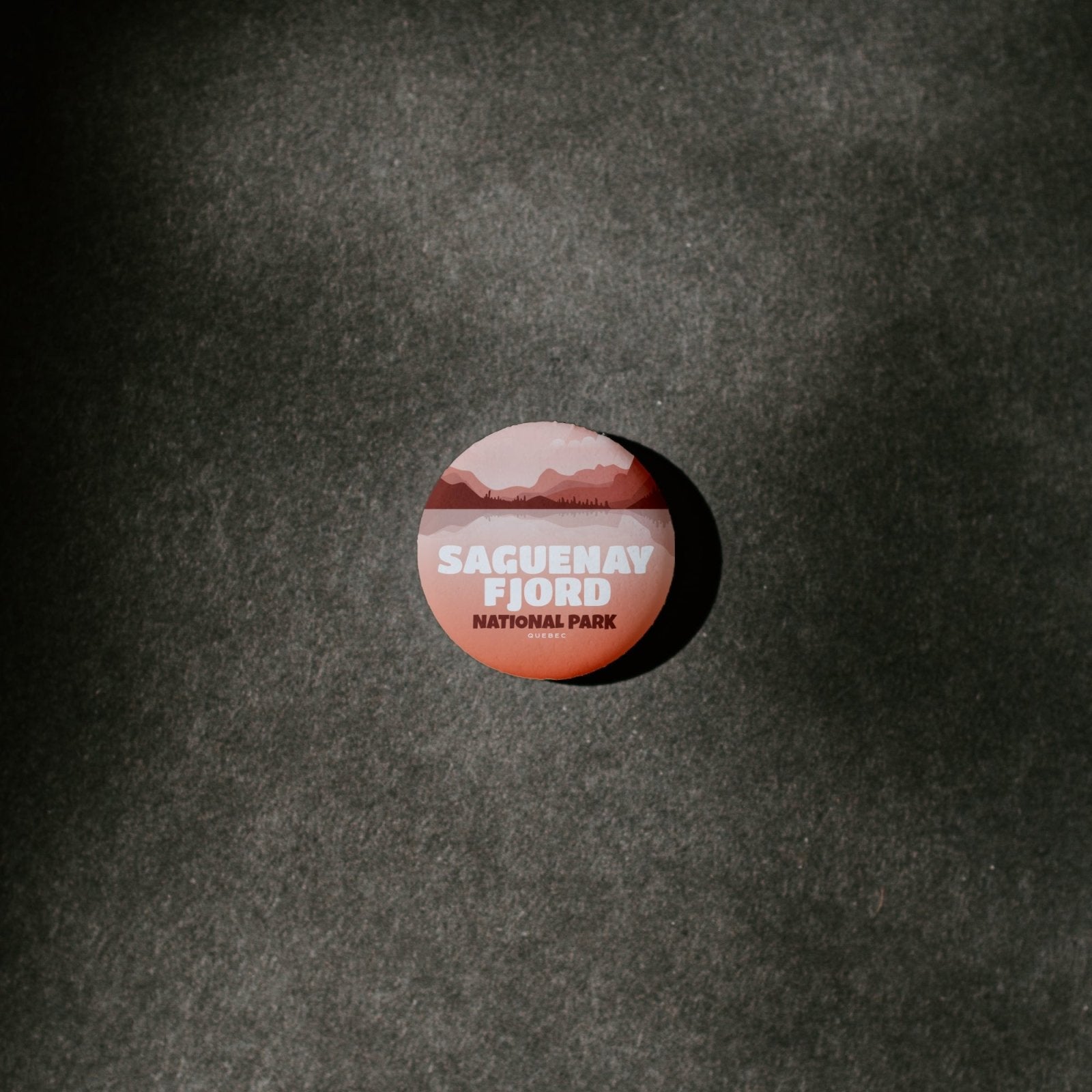 Saguenay Fjord National Park of Quebec Pinback Button