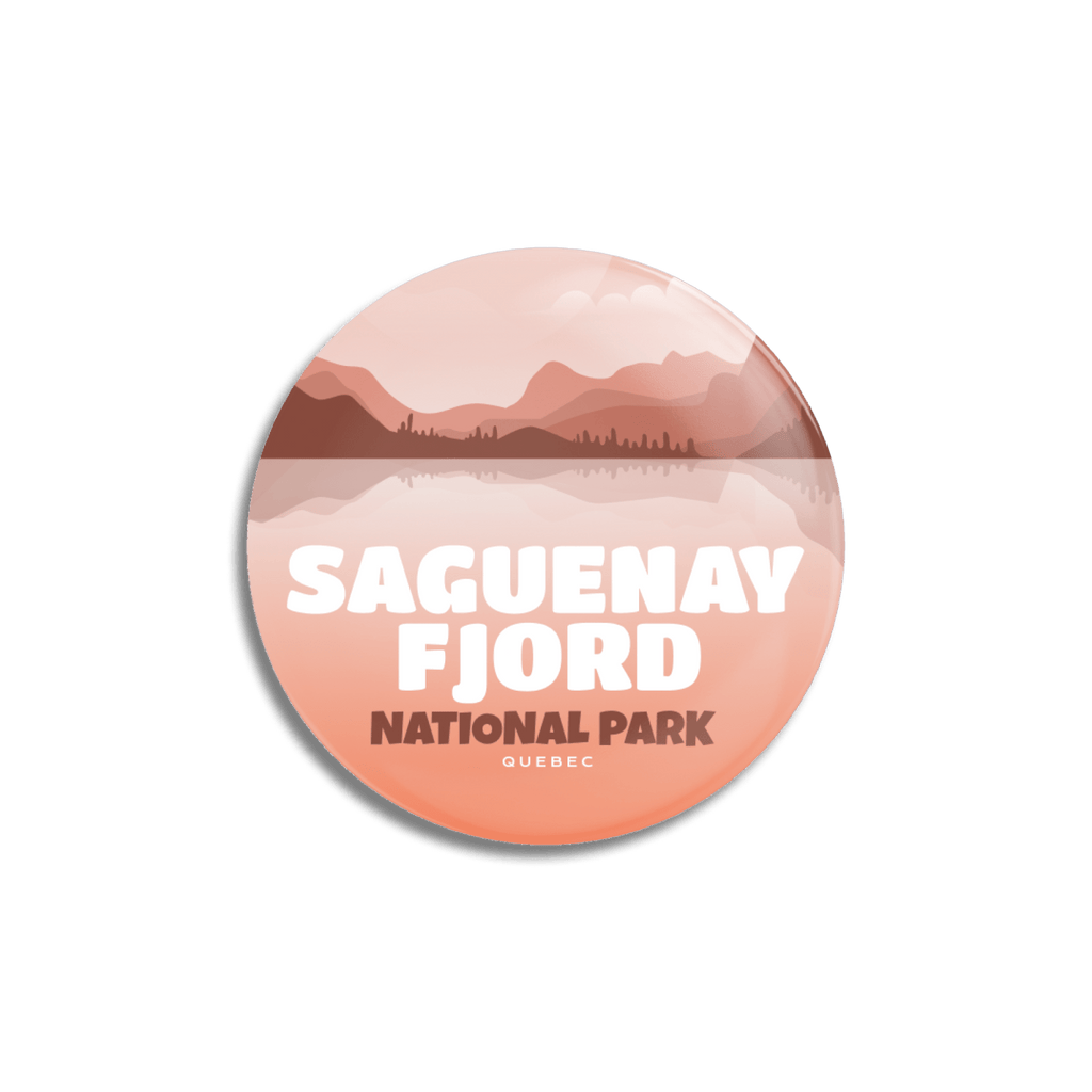 Saguenay Fjord National Park of Quebec Pinback Button