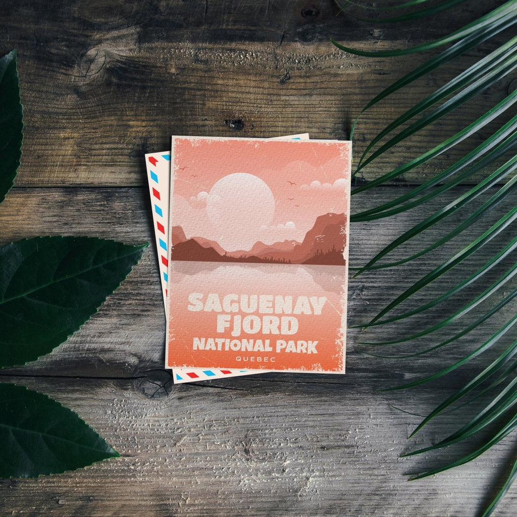 Saguenay Fjord Quebec National Park Postcard