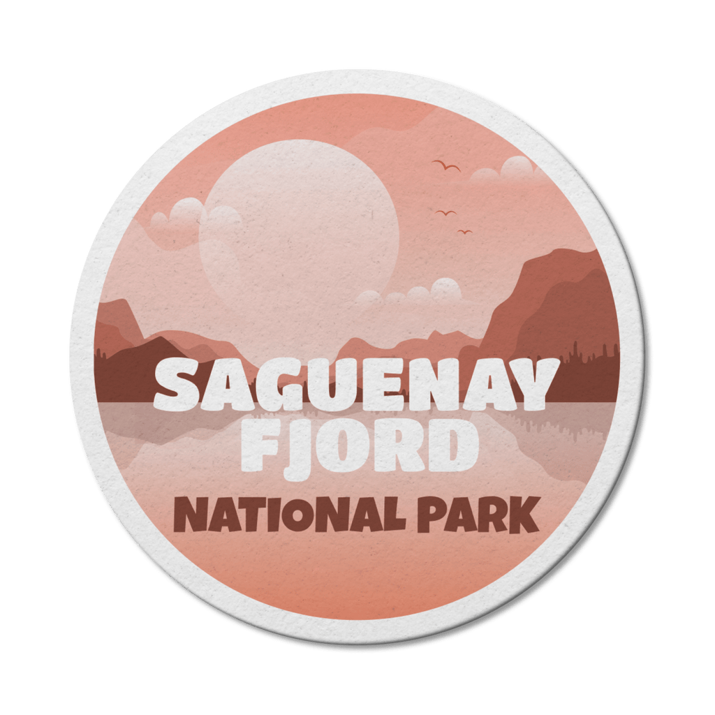 Saguenay Fjord Quebec National Park Waterproof Vinyl Sticker