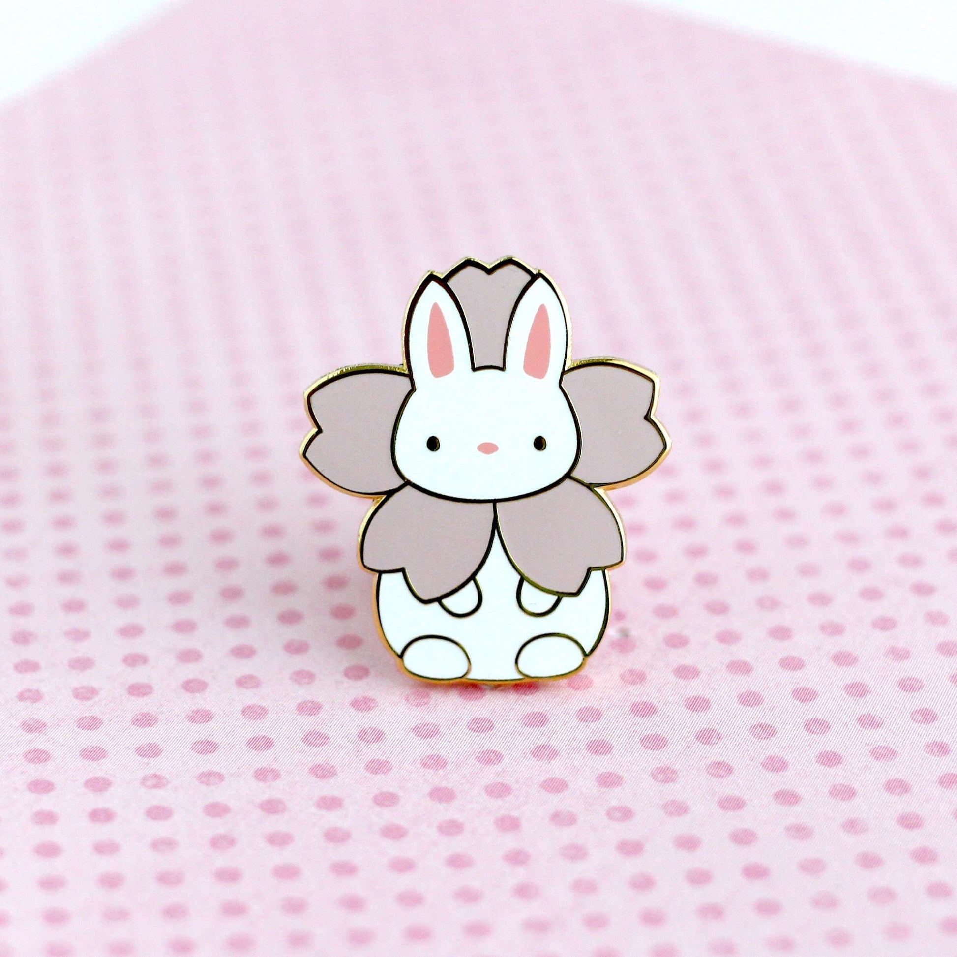 Broche en émail Sakura Bunny - Cadeau mignon lapin