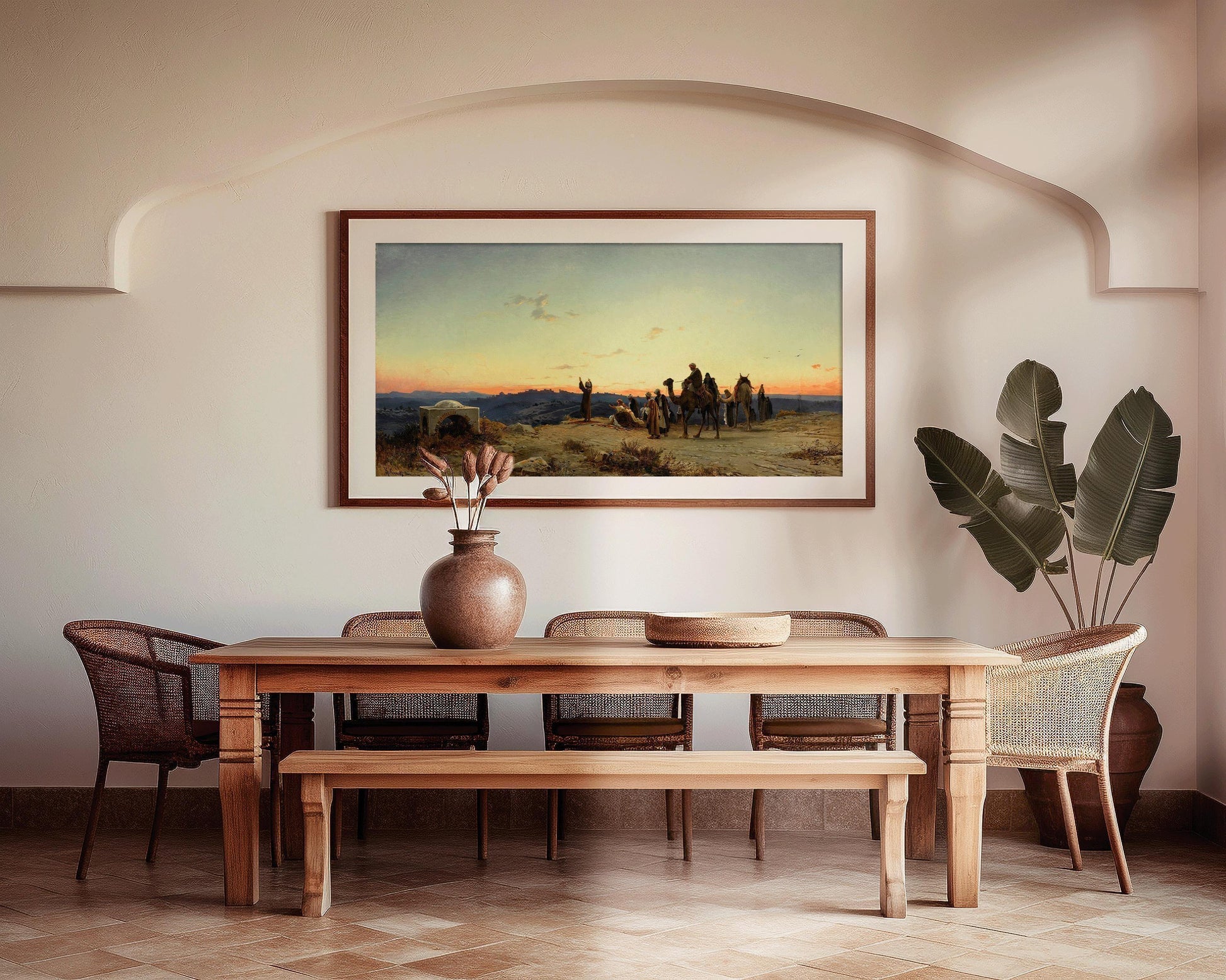 Salomon Corrodi: 19th Century Orientalist Painting, Palestine Art Print
