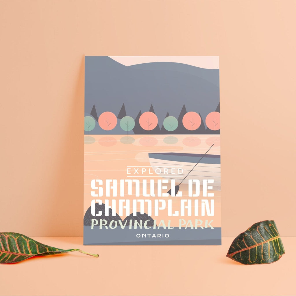 Samuel de Champlain Provincial Park 'Explored' Poster, Canada Parks