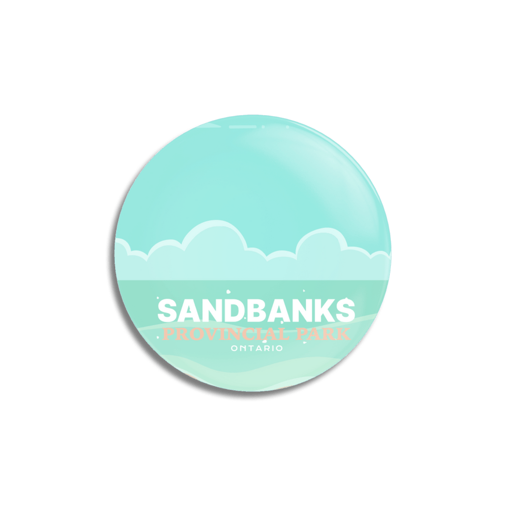 Sandbanks Provincial Park of Ontario Pinback Button