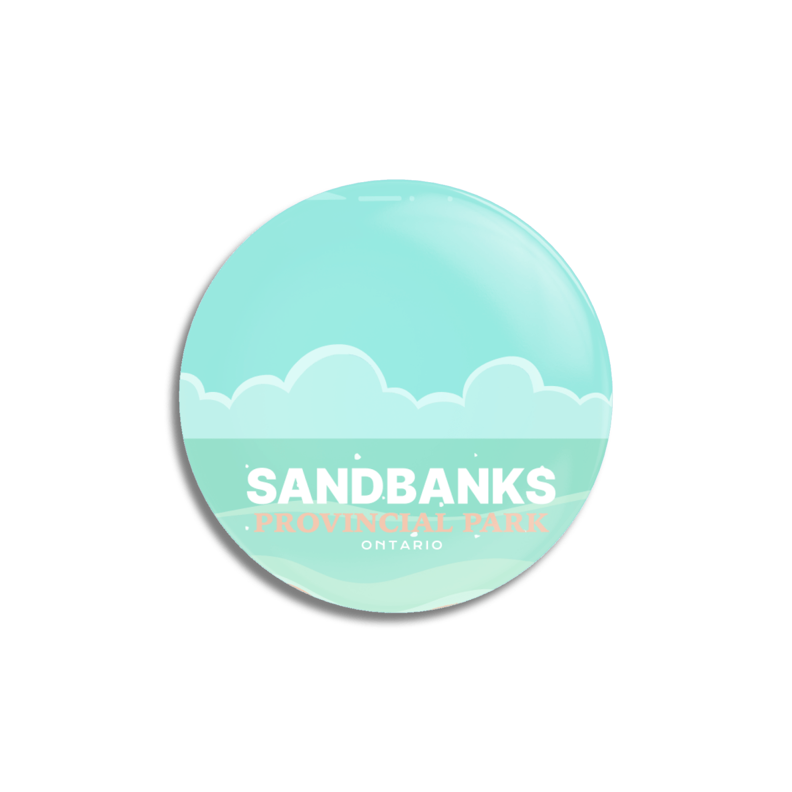 Sandbanks Provincial Park of Ontario Pinback Button