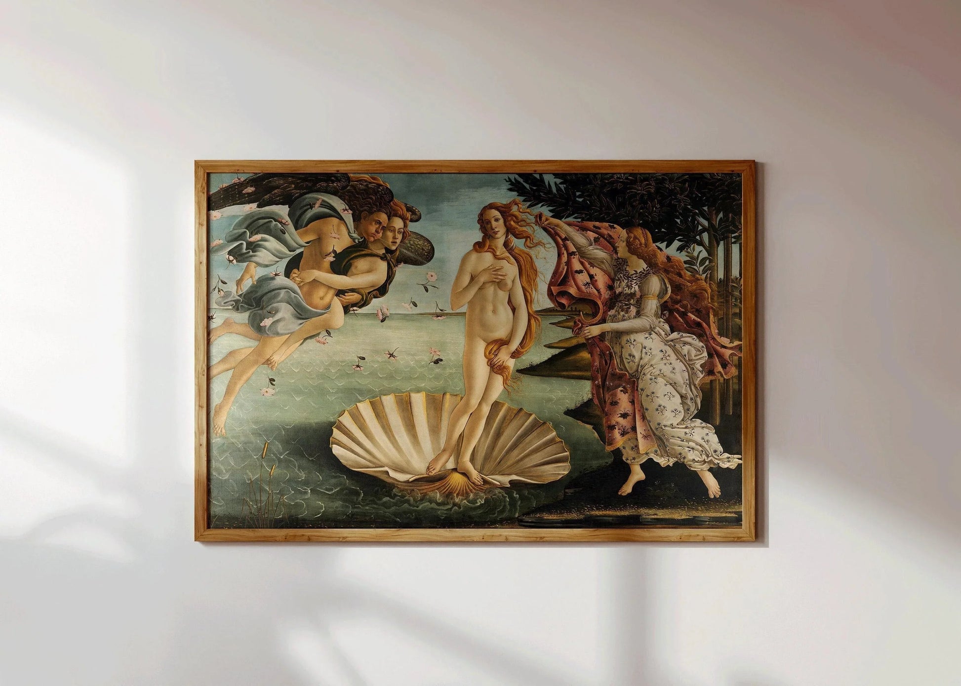 Sandro Botticelli - La Naissance de Vénus | Célèbre œuvre d'art de la Renaissance (disponible encadrée ou non encadrée)