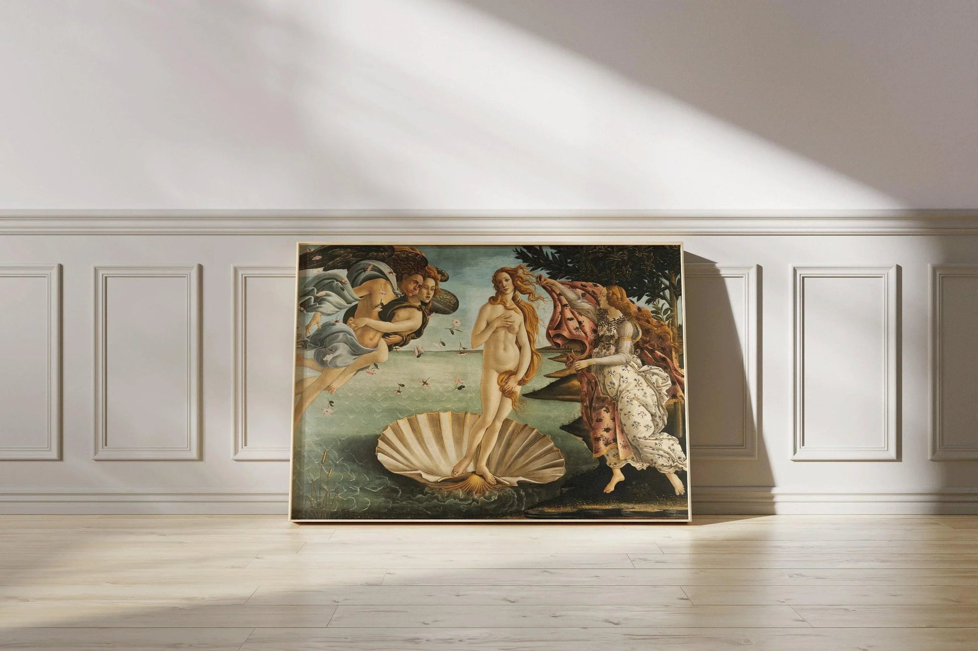 Sandro Botticelli - La Naissance de Vénus | Célèbre œuvre d'art de la Renaissance (disponible encadrée ou non encadrée)
