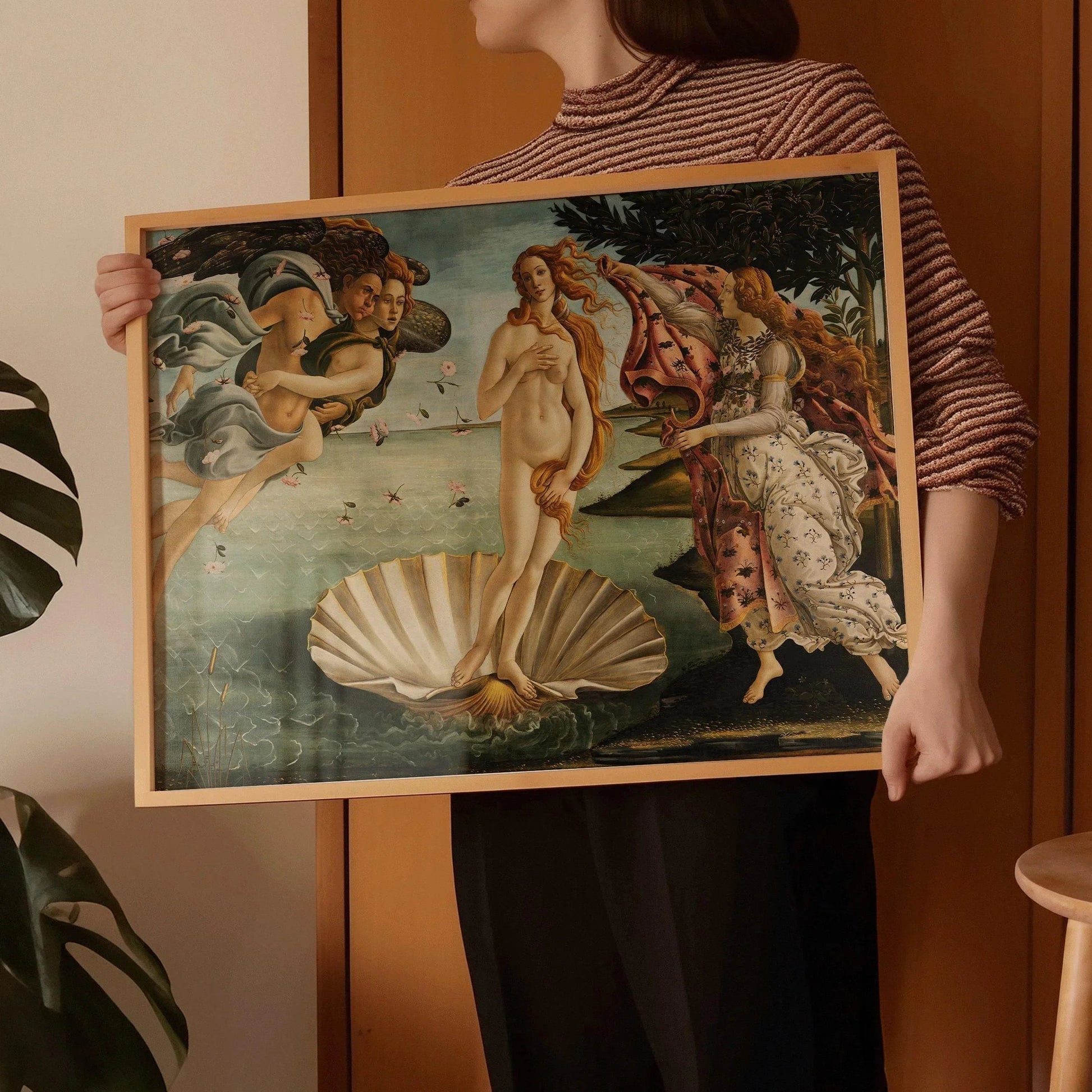 Sandro Botticelli - La Naissance de Vénus | Célèbre œuvre d'art de la Renaissance (disponible encadrée ou non encadrée)