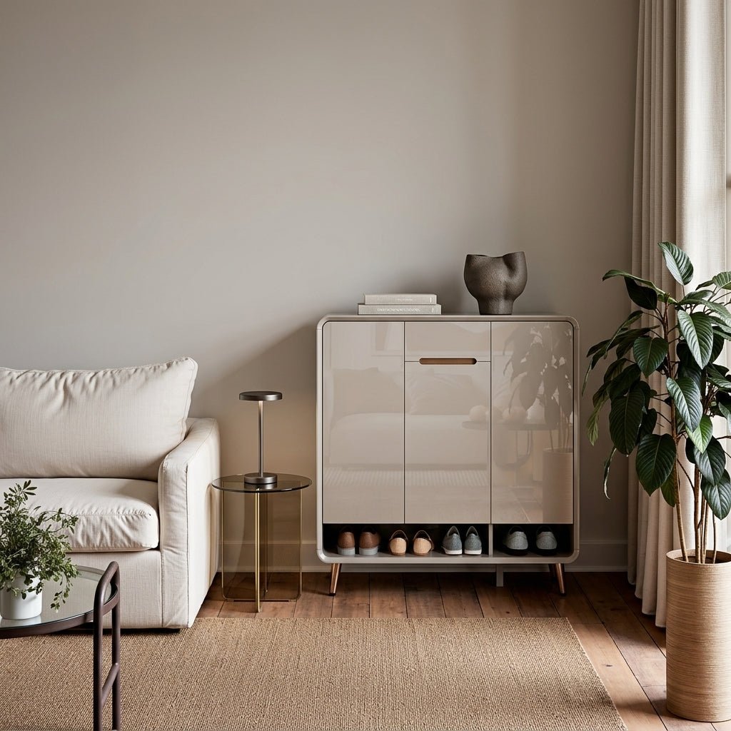SC33 Ceramic Top Shoe Cabinet