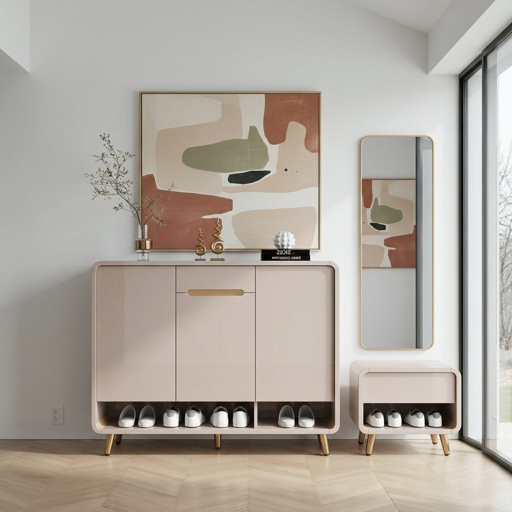 SC33 Ceramic Top Shoe Cabinet
