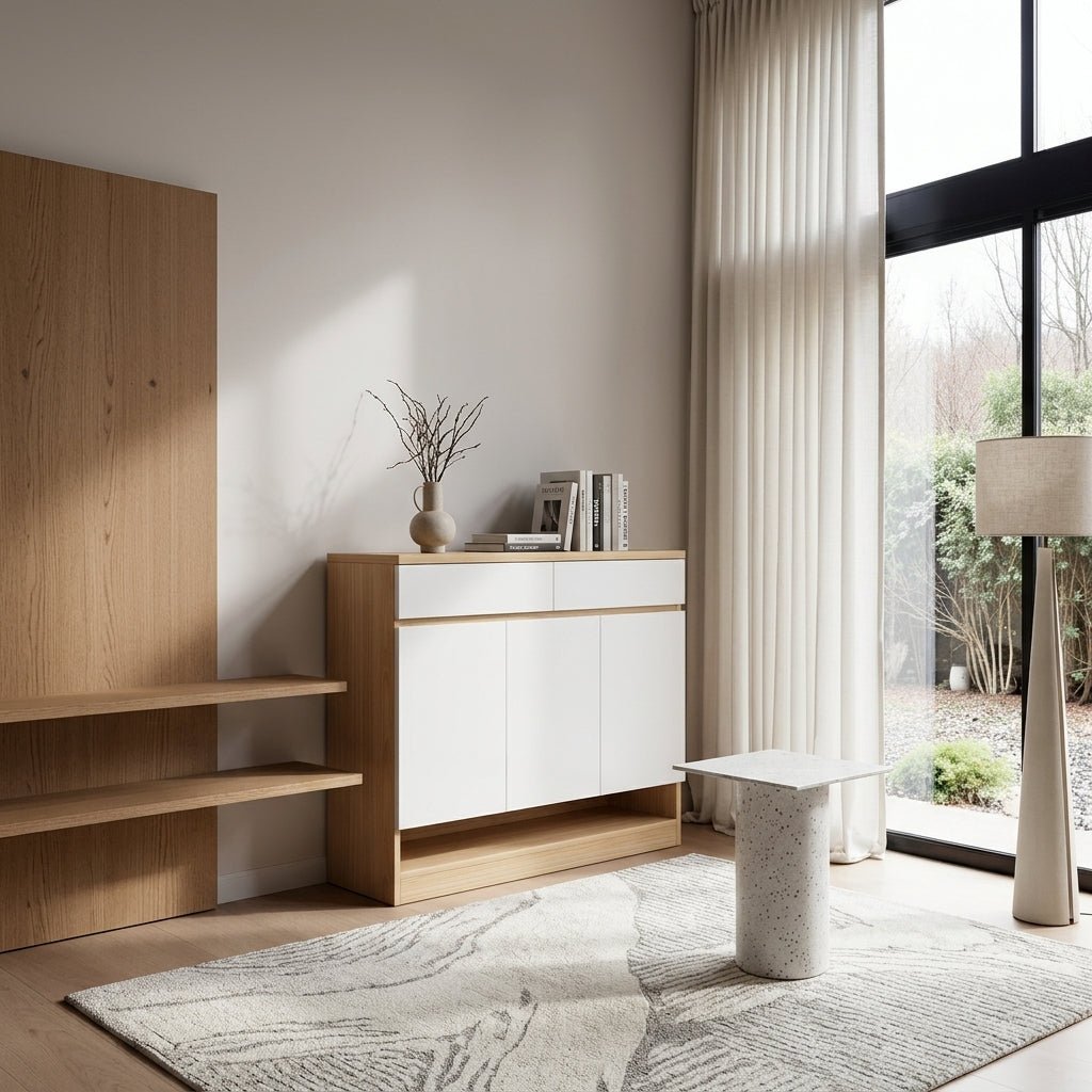 SC52 White Shoe Cabinet