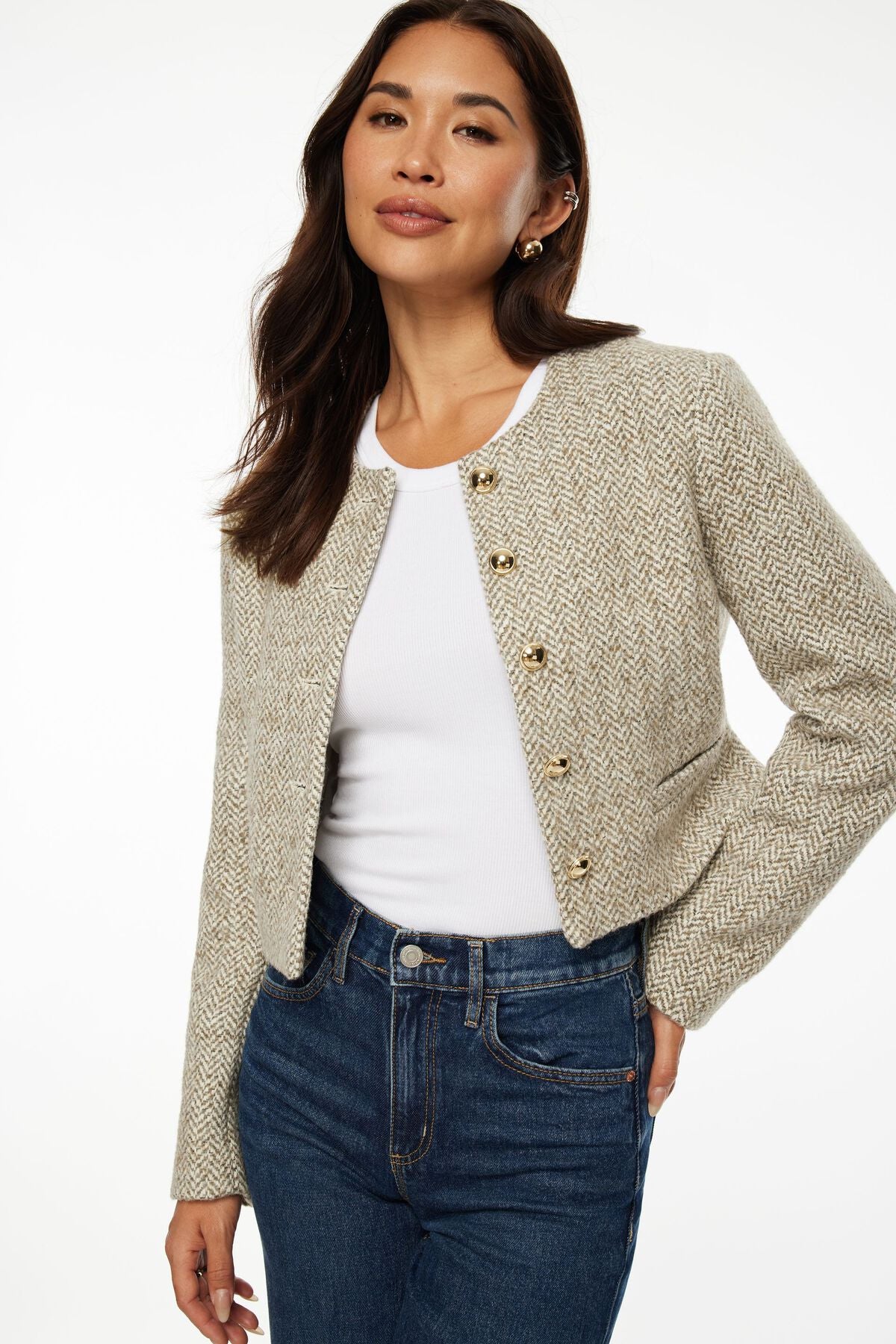 Blazer en tweed Margaux