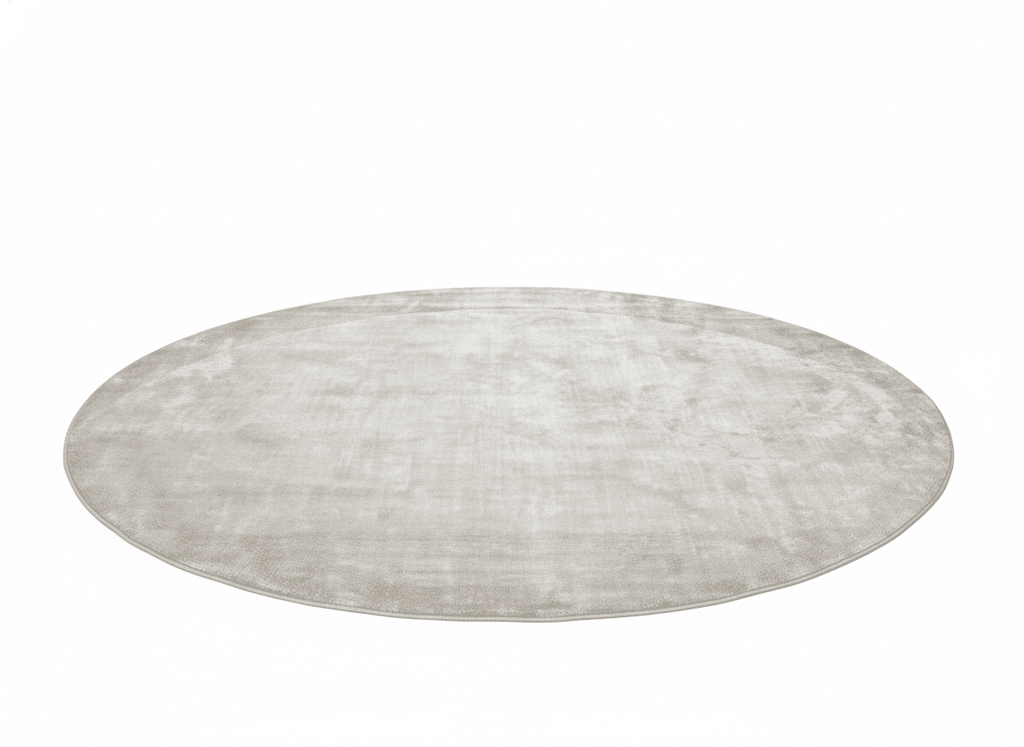 Serene Circle Bamboo Silk Area Rug