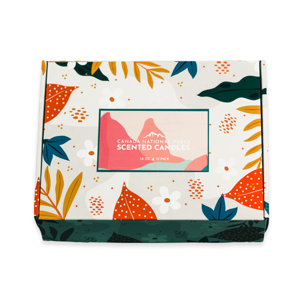 Set of 12 Canadian National Parks Scented Candles