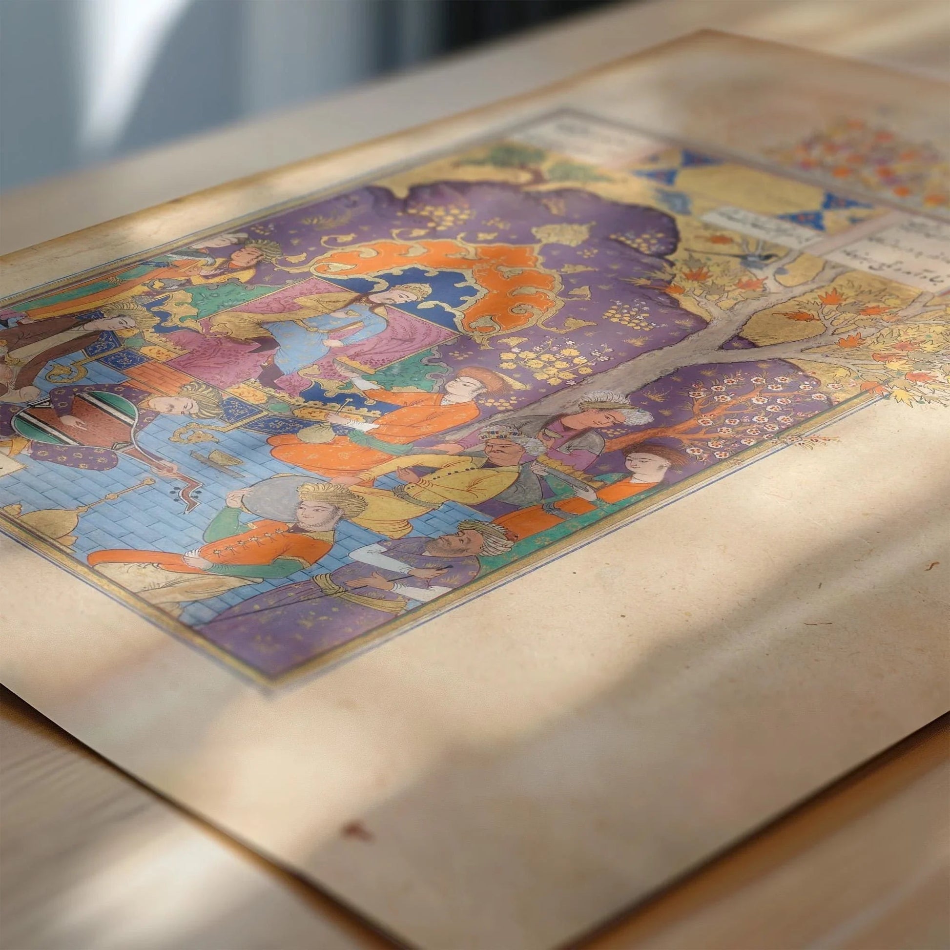 Reproduction d'art giclée du Shahnama : Miniature persane, qualité musée