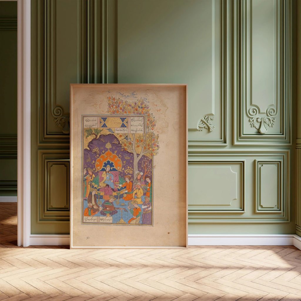 Reproduction d'art giclée du Shahnama : Miniature persane, qualité musée