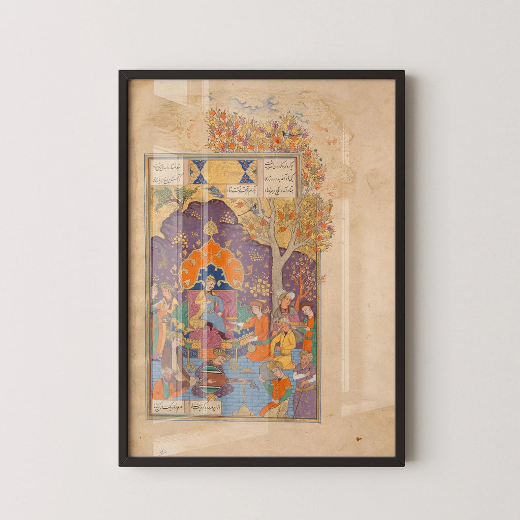 Reproduction d'art giclée du Shahnama : Miniature persane, qualité musée