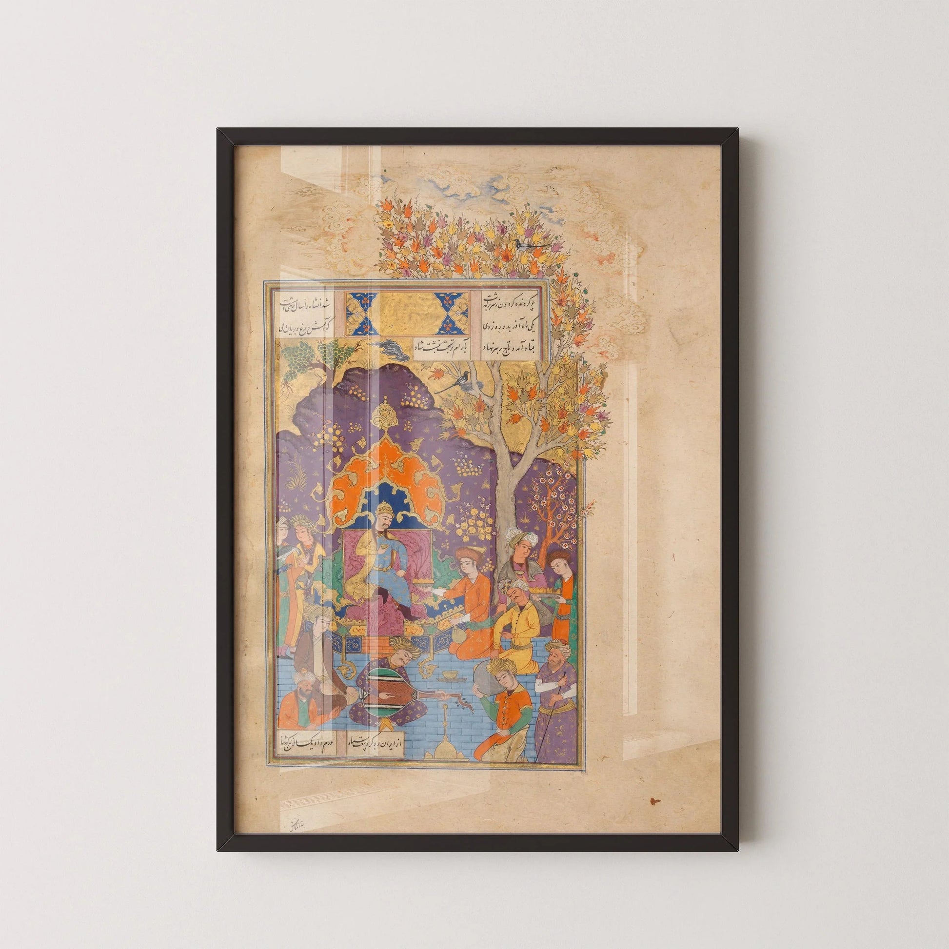 Reproduction d'art giclée du Shahnama : Miniature persane, qualité musée