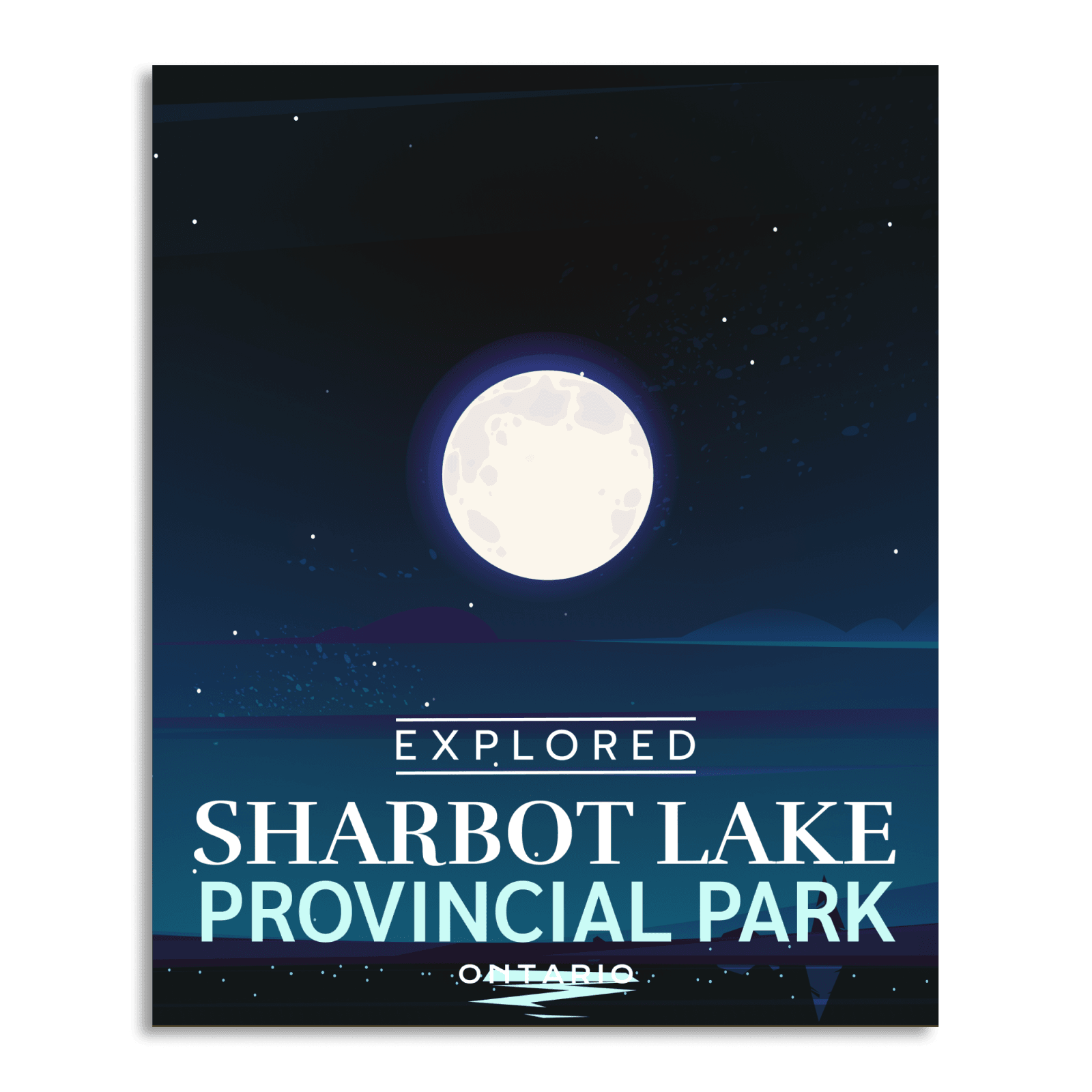 Sharbot Lake Provincial Park 'Explored' Poster