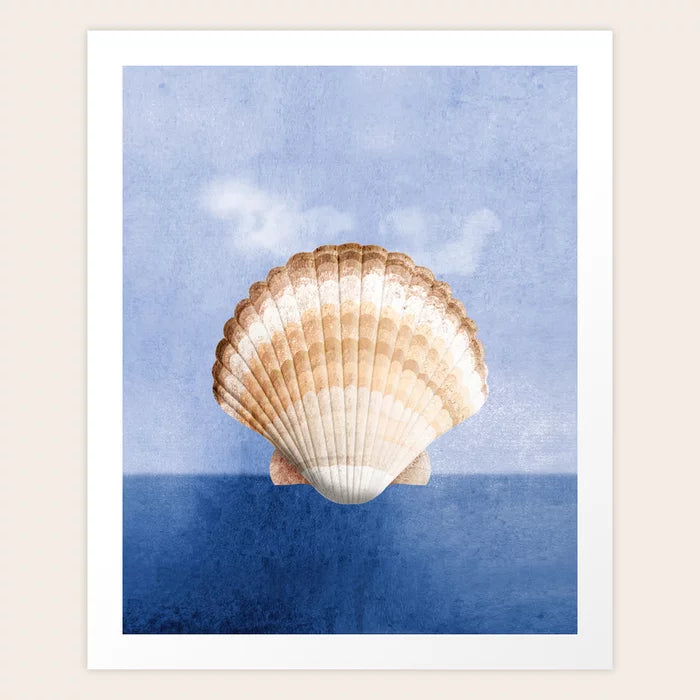 Impression d'art nautique Shell