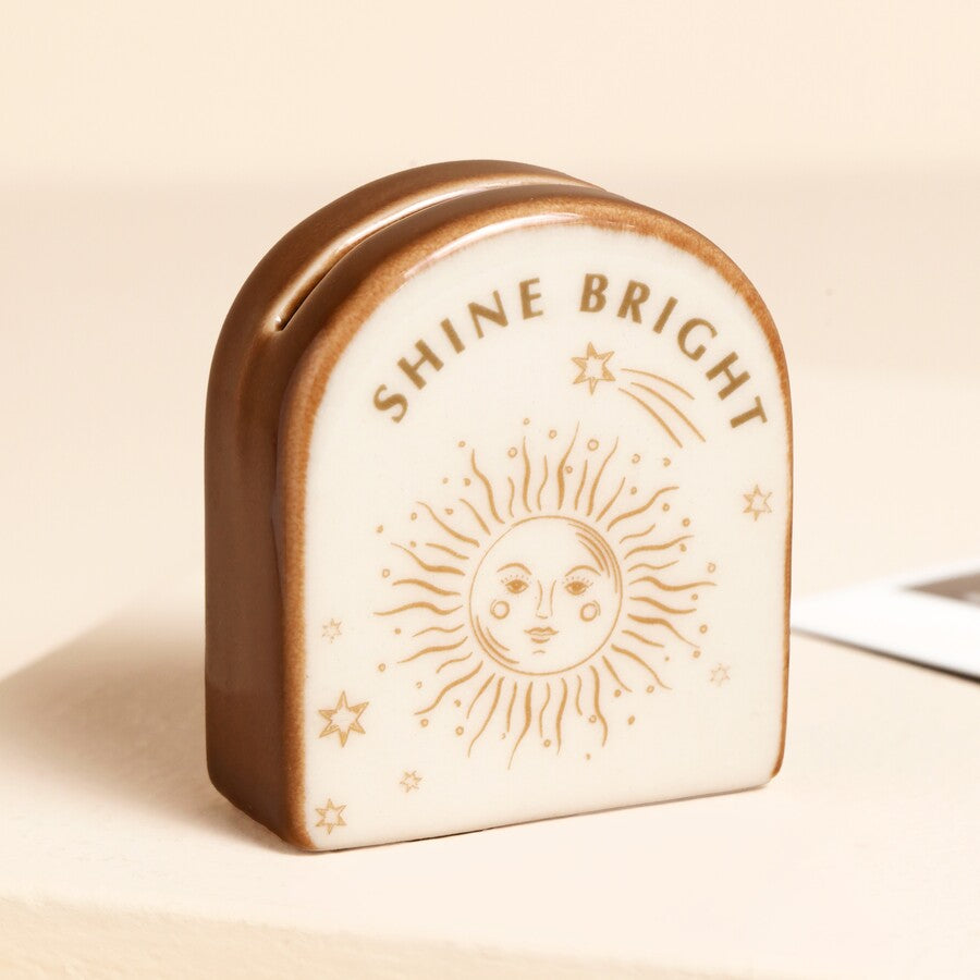 Ceramic Celestial 'Shine Bright' Photo Holder
