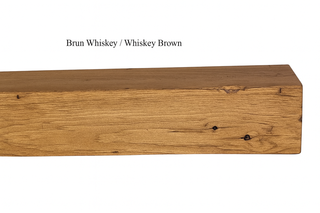 Wooden mantle