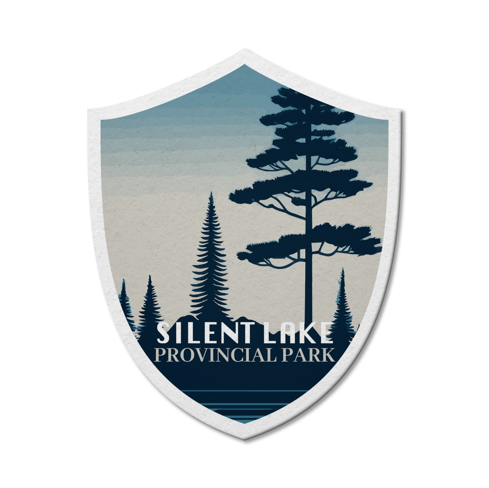 Silent Lake Ontario Provincial Park Waterproof Vinyl Sticker, Canada Parks