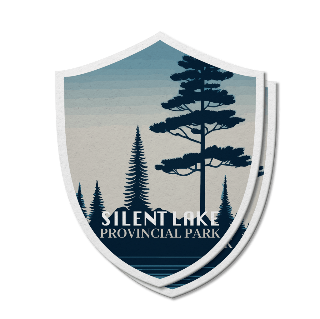 Silent Lake Ontario Provincial Park Waterproof Vinyl Sticker, Canada Parks