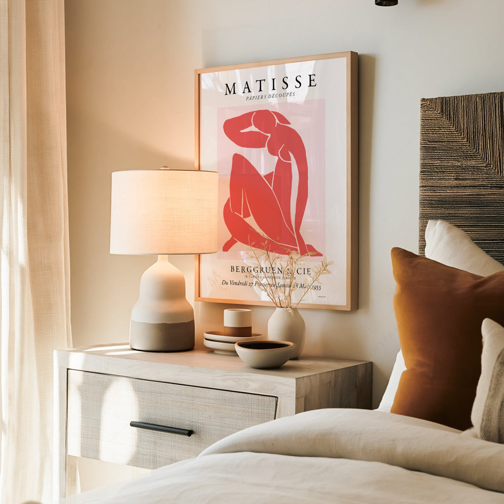Henri Matisse Blue Nude Exhibition Poster – Modern Art Print Wall Decor