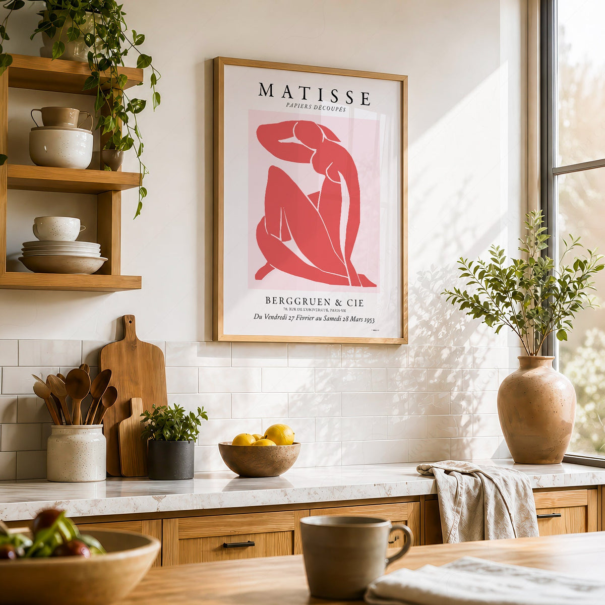 Henri Matisse Blue Nude Exhibition Poster – Modern Art Print Wall Decor